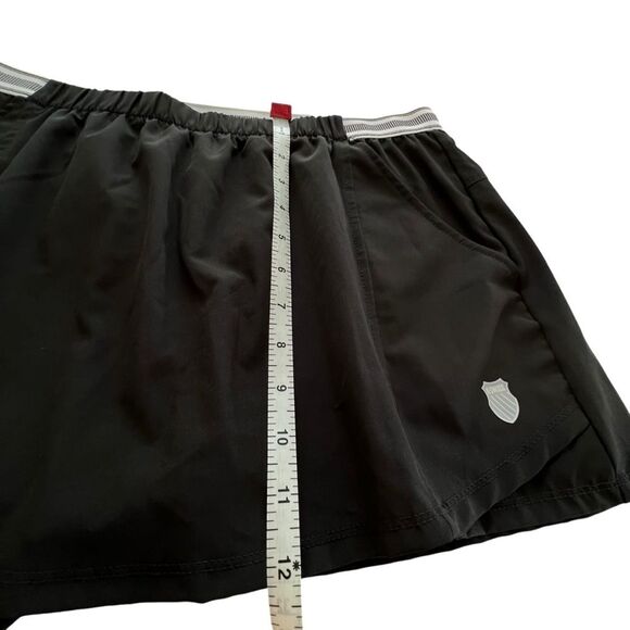 K-Swiss Black K-Core Woven Skort size Large - Picture 8 of 11